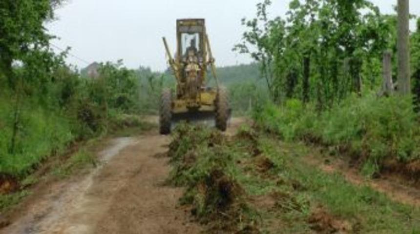 Kınık, G&ouml;ktepe K&ouml;y&uuml; Stabilize &Ccedil;alışması Başladı