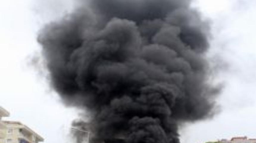 Atakum&rsquo;da Korkutan Yangın