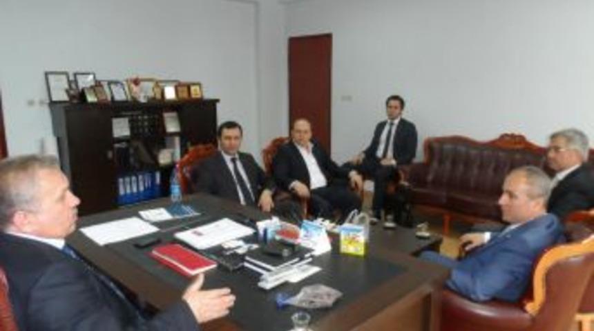 Ereğli M&Uuml;SİAD y&ouml;netimi H&uuml;seyin Taşıranı Ziyaret Etti