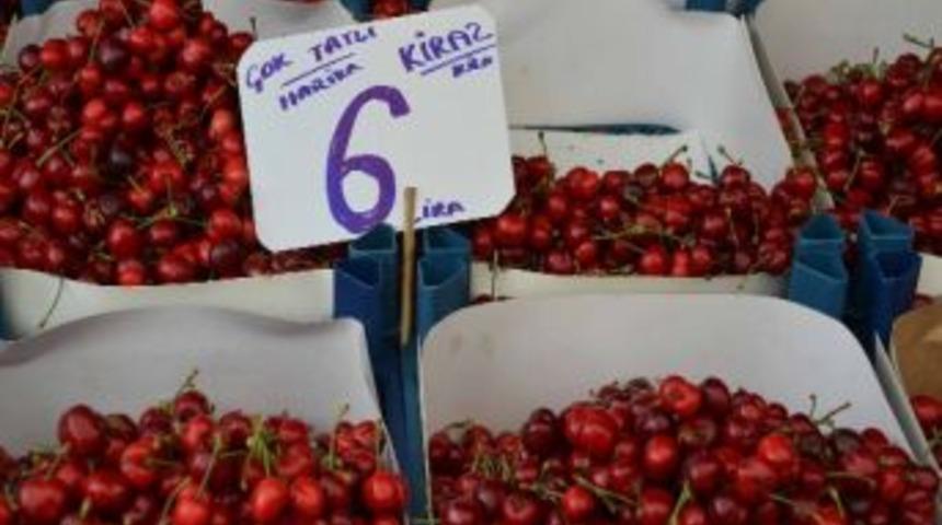 Kiraz 20 Tl&rsquo;den 6 Tl&rsquo;ye D&uuml;şt&uuml;