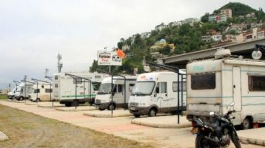 Samsun Karavan Parkı&rsquo;na Turistlerden Yoğun İlgi