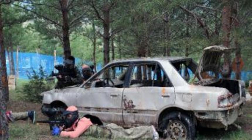 Şiran&rsquo;da Paintball Heyecanı B&uuml;y&uuml;k Bir Hızla Başladı