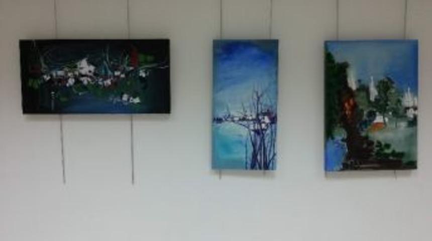 Resim &Ouml;ğretmeninden Resim Sergisi