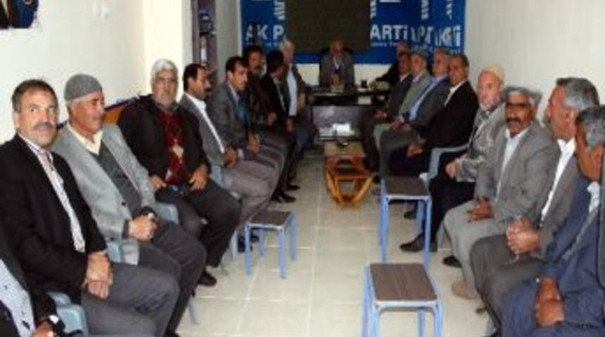 Sincik&rsquo;te 13 Muhtardan Milletvekillerine Destek