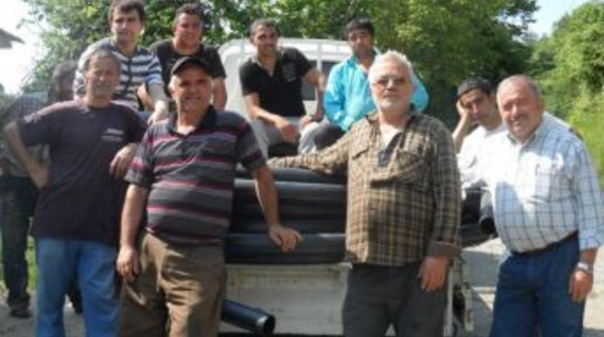 &Ccedil;ay k&ouml;y&uuml; su hatlarını yeniliyor