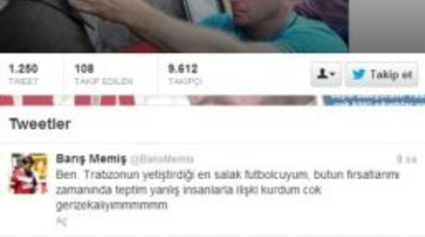 1461 Trabzon'lu Futbolcu Barış Memiş'ten İlgin&ccedil; Tweet