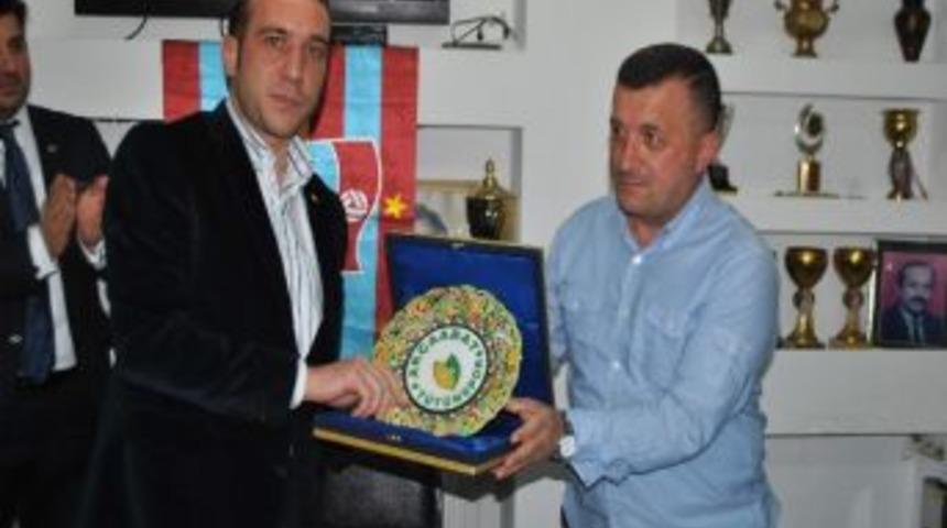 Trabzonspor Başkan Adayı Emre Aksoy&rsquo;dan T&uuml;t&uuml;nspor&rsquo;a Ziyaret