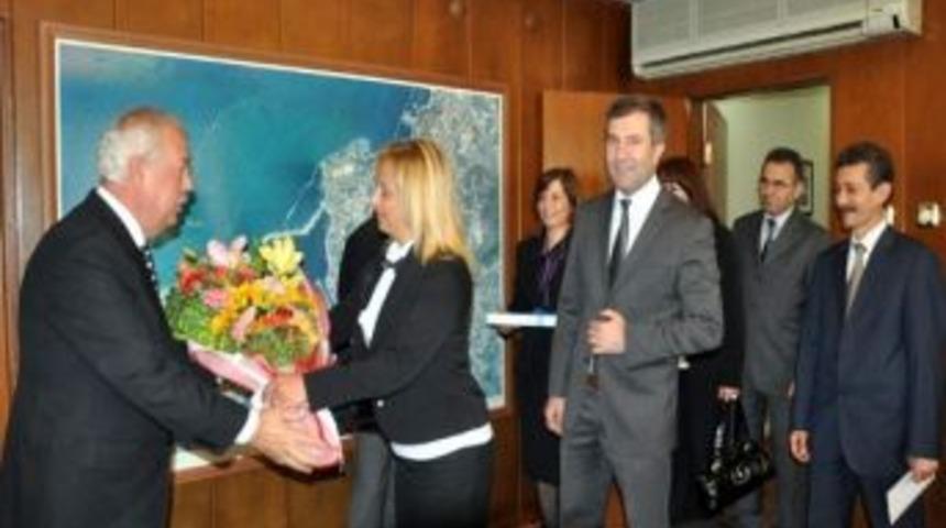 Sgk Haftası Kapsamında Başkan Akdemir&rsquo;e Ziyaret