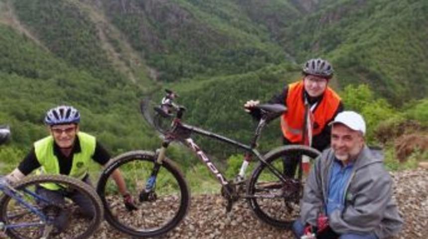 Turizme Katkı Sağlamak İçin 90 Kilometre Pedal Çevirdiler