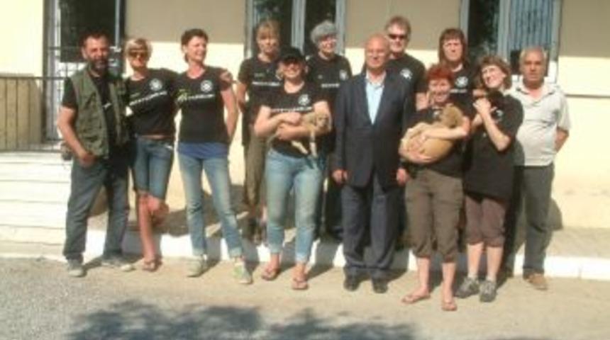 Alman Hayvanseverler K&ouml;peklere Sahip &Ccedil;ıktı