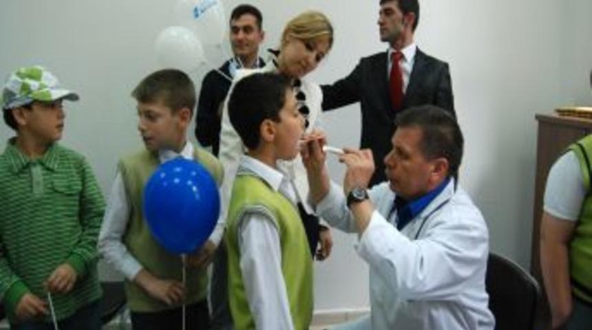 Suriyeli &Ccedil;ocuklar Sağlık Taramasından Ge&ccedil;ti