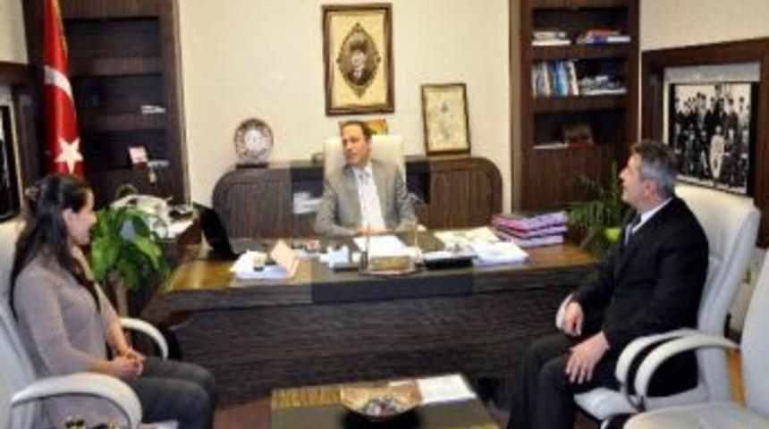 Suşehri Sgk&rsquo;dan, Kaymakam Demiral&rsquo;e Ziyaret