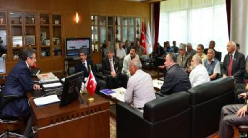 Muharip Gaziler Derneği&rsquo;nden Başkan Poyraz'a Ziyaret