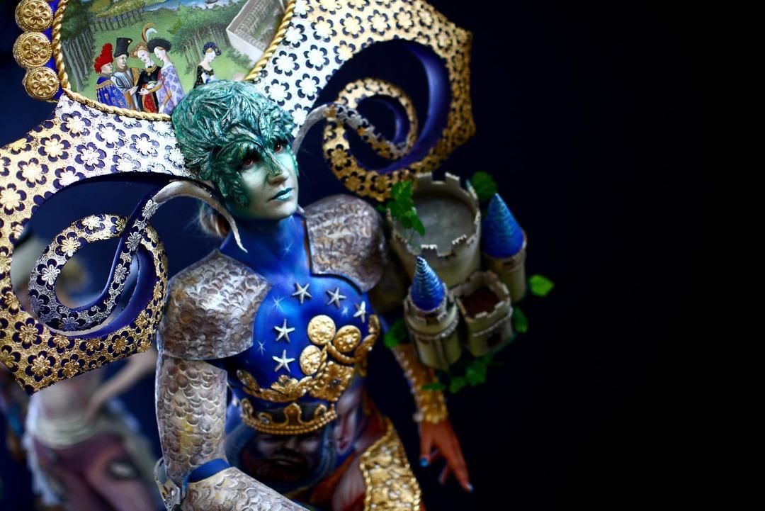 İnsan bedeninden sanat eseri yarattılar 