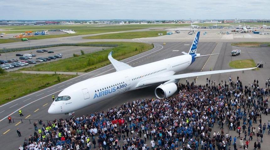 TAI&rsquo;nın &Uuml;retim Desteği Verdiği Ilk A350 U&ccedil;uşa Hazır