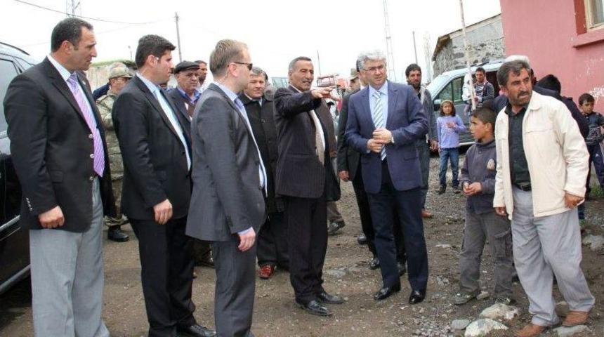 Kars Valisi Tepe, K&ouml;y Ziyaretlerine &Ccedil;ıktı
