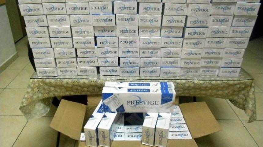 Konya&rsquo;da 2 Bin Paket Ka&ccedil;ak Sigara Ele Ge&ccedil;irildi