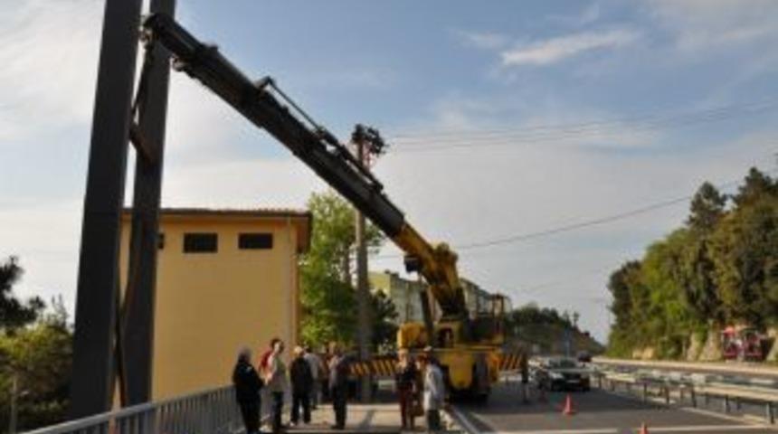 Alaplı  Erdemyuva'ya &uuml;st ge&ccedil;it yapılıyor