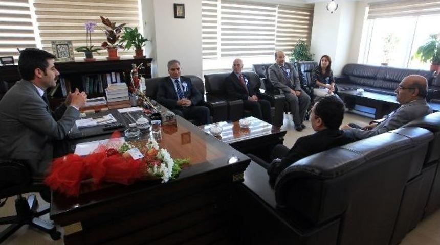 Sgk İl M&uuml;d&uuml;r&uuml; Y&uuml;ce&rsquo;den Başkan Kaya&rsquo;ya Ziyaret