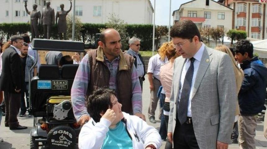 Milletvekili Tun&ccedil; Engellilerle Yakından İlgilendi