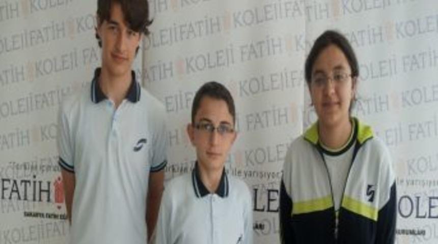 Sakarya Fatih Koleji, G&uuml;ven-Der Sınavı'nda 3 Birincilik Aldı