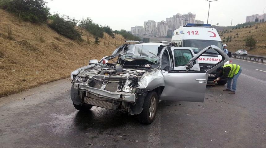 TEM Otoyolu'nda Kaza: 1 &Ouml;l&uuml;