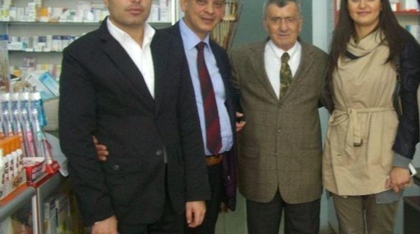 Kars Sağlık M&uuml;d&uuml;r&uuml;nden Eczacılara Ziyaret