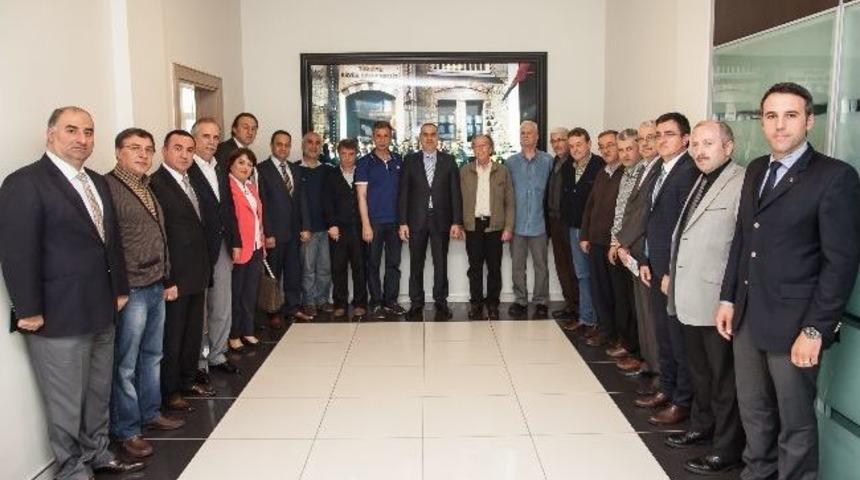 Sanayi Esnafından K&ouml;semusul&rsquo;a Hayırlı Olsun Ziyareti