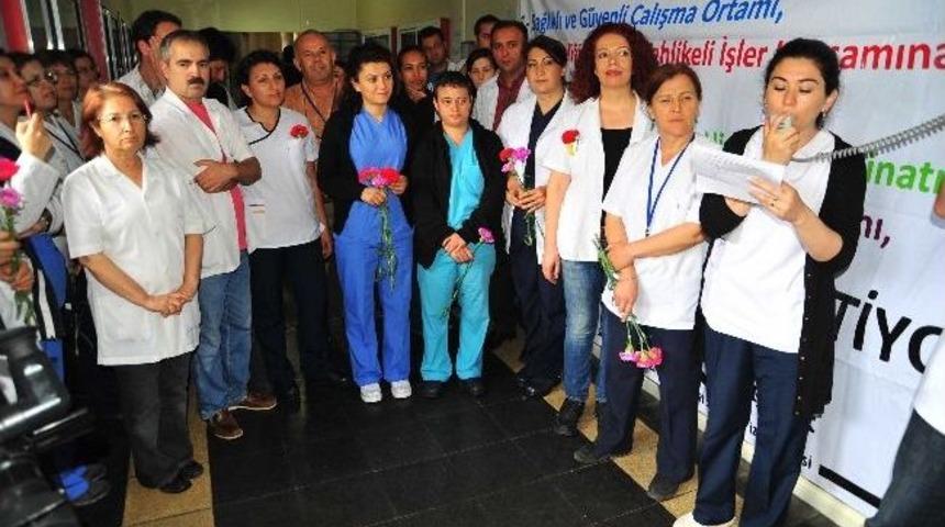 Hemşireler G&uuml;n&uuml;nde Hemşire Eylemi