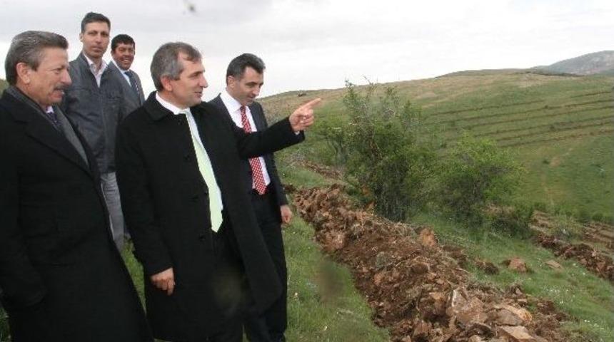 Yozgat Valisi Abdulkadir Yazıcı Spor Vadisi Projesi &Ccedil;alışmalarını İnceledi