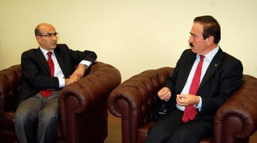 Vali Demirtaş&rsquo;tan, Başkan Fırat&rsquo;a &lsquo;hayırlı Olsun&rsquo; Ziyareti