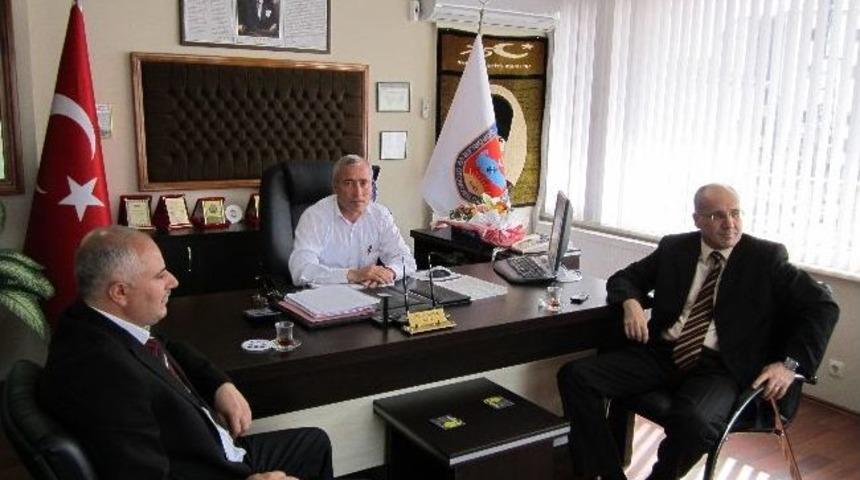 Sgk M&uuml;d&uuml;r&uuml; G&uuml;ndoğdu&rsquo;dan Şof&ouml;rler Odasına Ziyaret