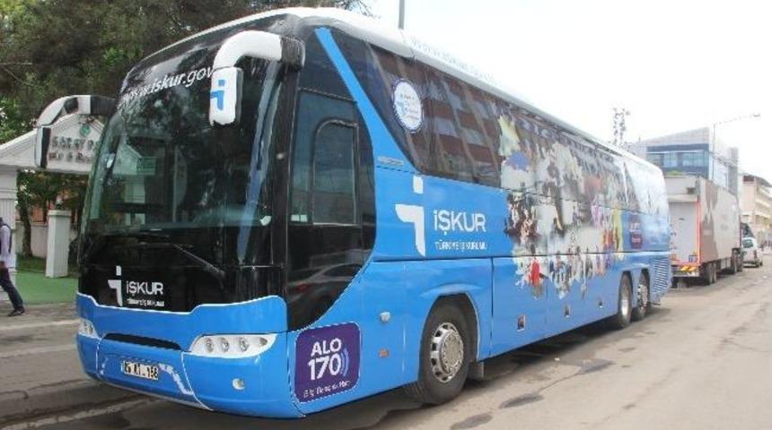 İş-kur Kampanya Otob&uuml;s&uuml; Bing&ouml;l&rsquo;de