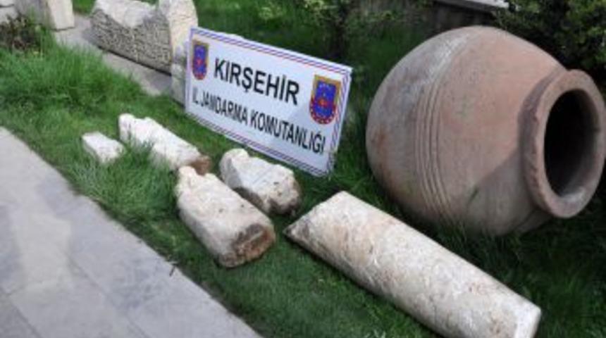 Kırşehir’de Roma Dönemine Ait Tarihi Eser Ele Geçirildi
