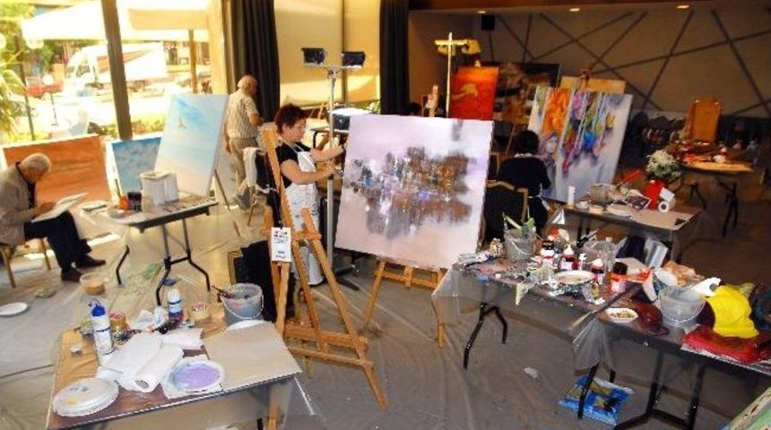 Sanko Sanat Galerisi 2. Ressamlar Buluşması S&uuml;r&uuml;yor