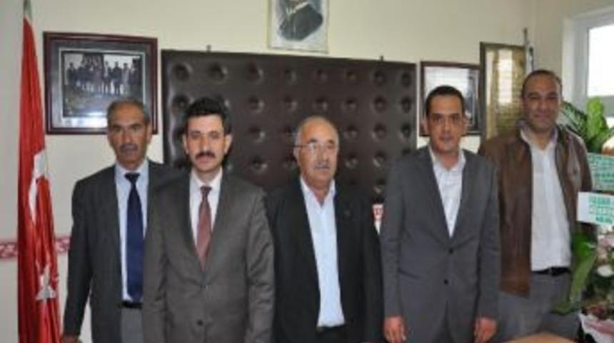 Mhp İl&ccedil;e Teşkilatından, Esatbeyoğlu&rsquo;na, Hayırlı Olsun Ziyareti