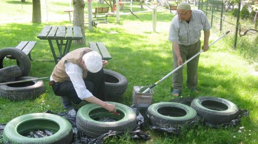 Huzurevi Sakinlerinin Bah&ccedil;e Keyfi