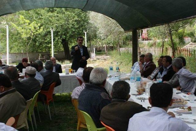 Köylere Hizmet Götürme Birliği Adaylığını Açıklayan Acar, Muhtarlarla Bir Araya Geldi