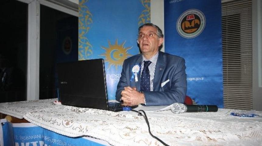 G&uuml;neş Vakfı&rsquo;nda &ldquo;vakıf Medeniyetlerinde Şehircilik Ve Vakıf Geleneği&rdquo; Konulu Konferans