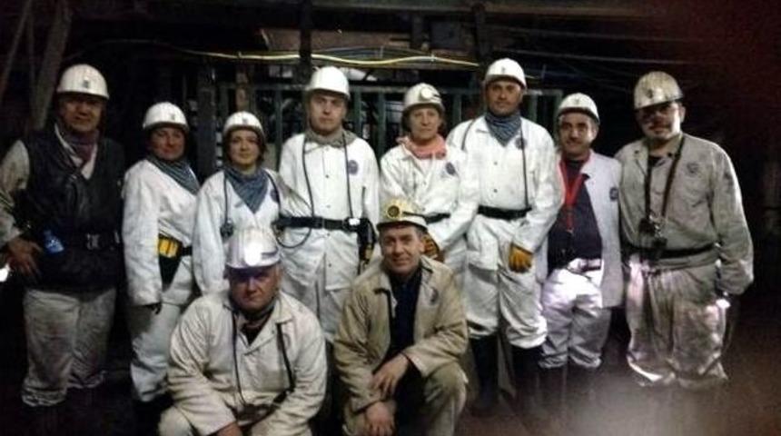 Ak Partili Zonguldak B&ouml;lge Koordinat&ouml;r&uuml; Alev Dedegil, Maden Ocağına İndi