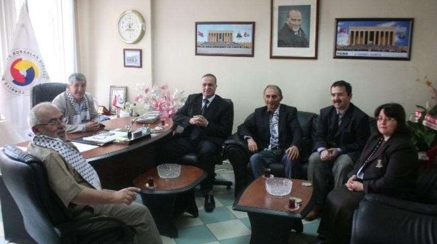 Gazze Ticaret Ve Sanayi Odası Genel Sekreteri Mortaja’dan Tavşanlı’ya Ziyaret