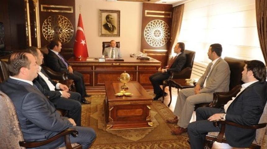 Trabzonspor Başkan Adayı Emre Aksoy'dan Vali Kızılcık&rsquo;a Ziyaret