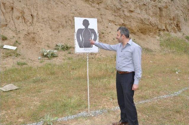 Nazilli Polisi 2013 Yılı Bahar Dönemi Tabanca Talimini Yaptı