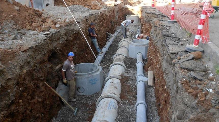 Başkan Atalay: Kanalizasyon &Ccedil;alışmaları Devam Ediyor