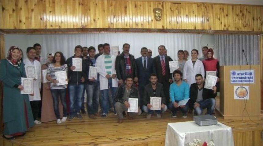 Narman&rsquo;da Iso Belgesi Dağıtım T&ouml;reni Yapıldı