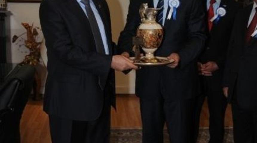 Vali Karaloğlu Sgk Heyetini Kabul Etti