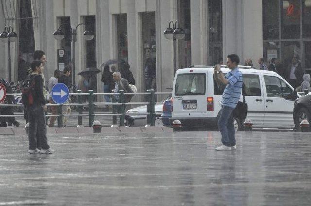 Kayseri’de Yağmur Etkili Oldu