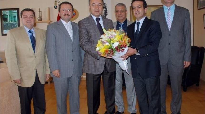 Vali Altıparmak&rsquo;tan Atb Y&ouml;netimine Veda Ziyareti