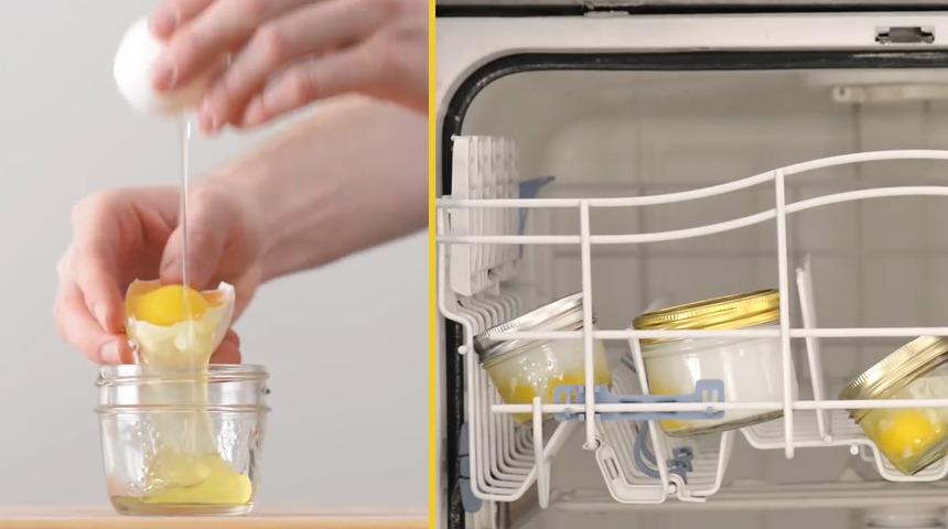 Bulaşık Makinesinde Yumurta Nasıl Pişirilir?