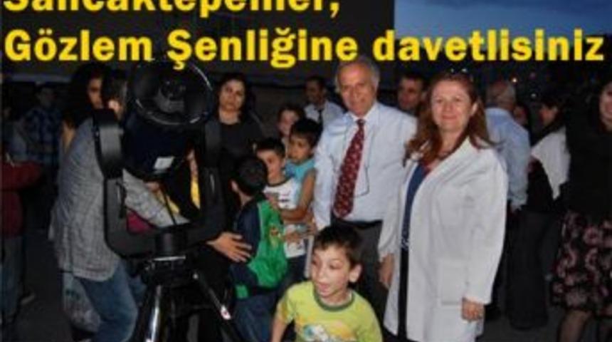 Sancaktepe'de g&ouml;zlem şenliği d&uuml;zenleniyor